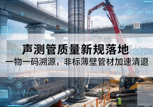 额尔古纳声测管质量新规落地，一物一码溯源，非标薄壁管材加速清退